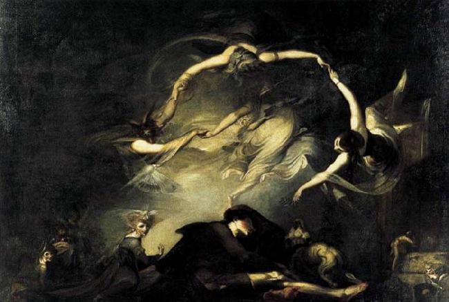 Johann Heinrich Fuseli The Shepherd-s Dream oil painting picture